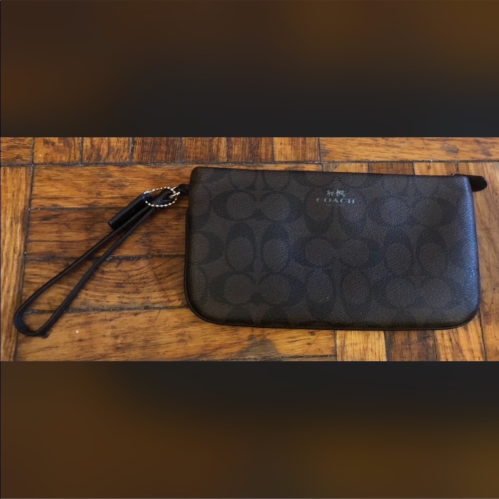 COACH Logo Wristlet
